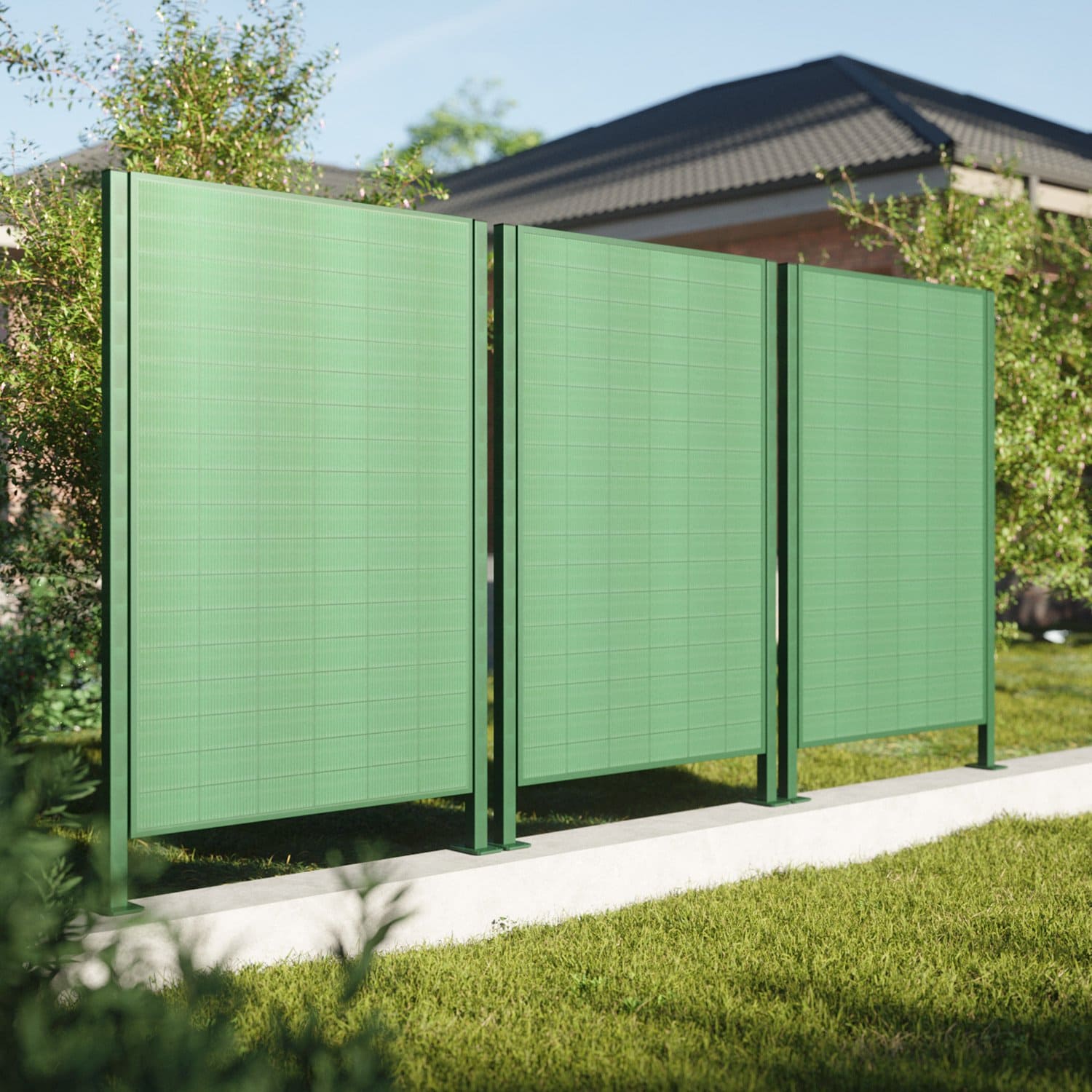 Grüne Photovoltaikmodule Silk Nova