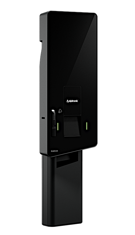 Alpitronic HYC50 Serie 2 50 kW 2x 4,5m Kabel und Sockel bei Spreewatt-3