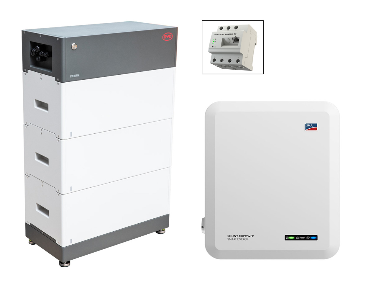Speichersystem SMA 5.0 + BYD HVS 7.68