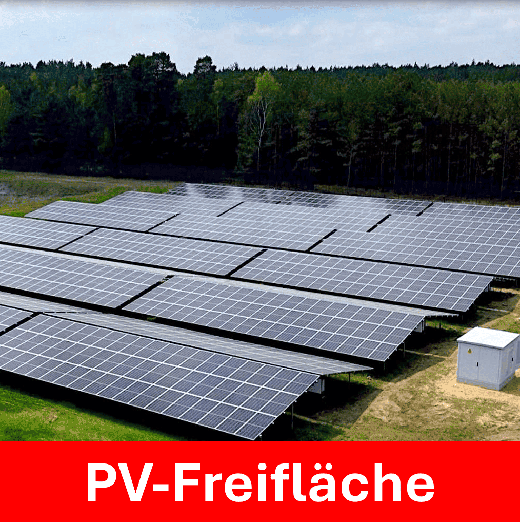 PV-Freiflächenanlage errichtet von EMIS Electrics aus Lübbenau