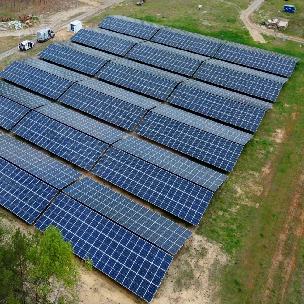 Photovoltaik-Freiflächenanlage errichtet von EMIS Electrics aus Lübbenau