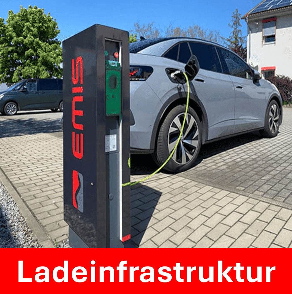 PV-Ladesäule bei EMIS Electrics in Lübbenau 